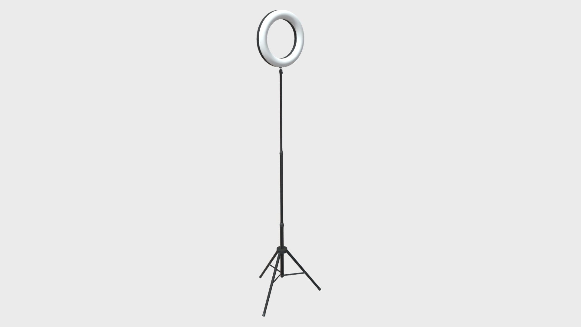 Light ring stand set Buy Royalty Free 3D model by