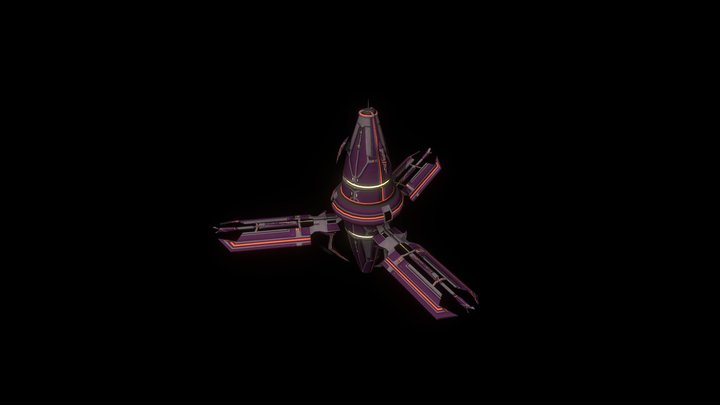 Tamani Defence Satellite| The Pegasus Expedition 3D Model