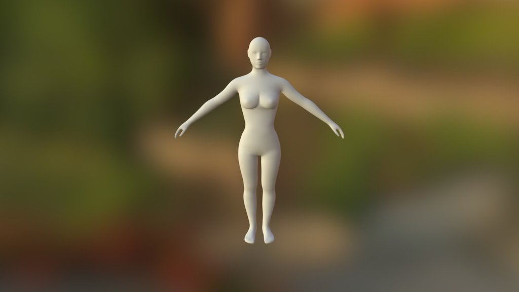 Female Low poly - 3D model by Nic3designs [a9a782d] - Sketchfab