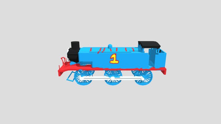 Thomas The Tank Engine 3D Model