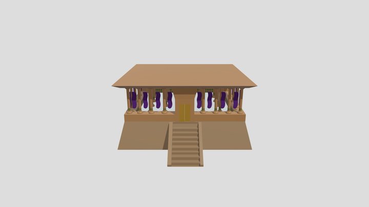 King Darius Castle 3D Model