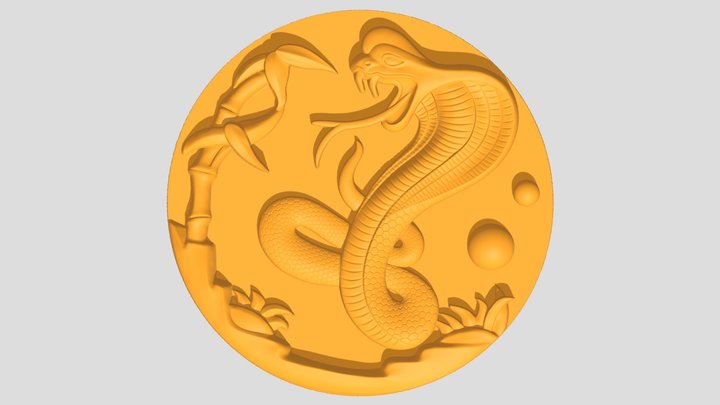 Cobra 3D STL Model ,Snake 3d,(FREE)