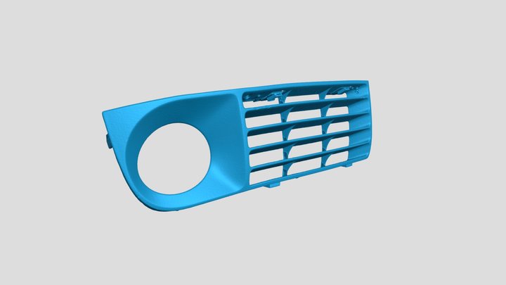 Audi A8 D2 Front Bumper Fog Light Grille 3D Model