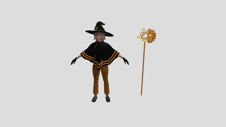 Hazel 3D Character Design 3D Model
