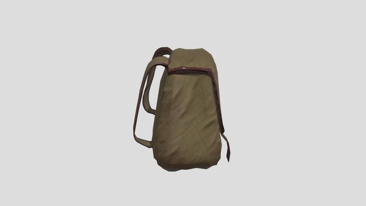 Konflikt '47 WW2 British First Aid Bag 3D Model