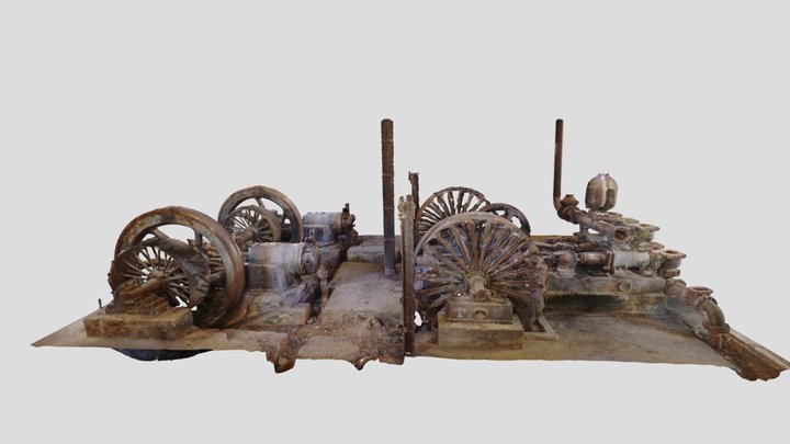 Solomon's Pools English Water Pumps 3D Model