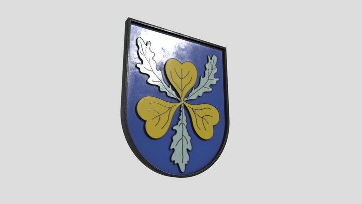 Battleship Bismarck Coat of Arms 3D Model