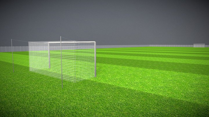 Soccer Field (Lowpoly) – Modello 3D gratuito STL