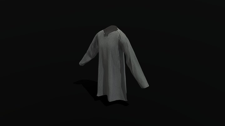 medieval tunic 3D Model