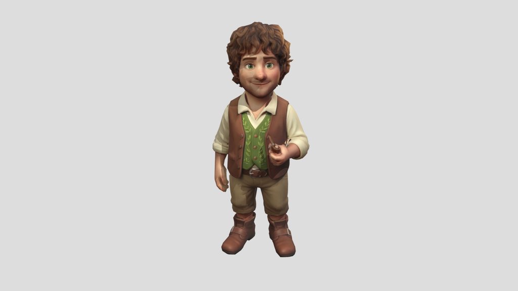 animated LOTR Merry Brandybuck