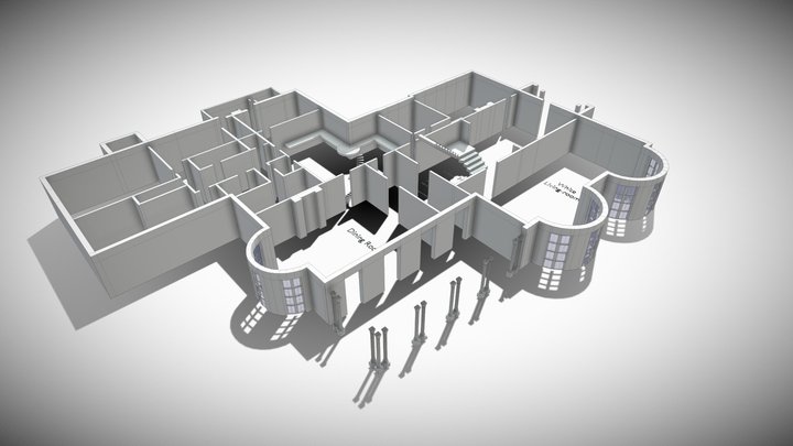 John Lennon's Tittenhurst 3D Model