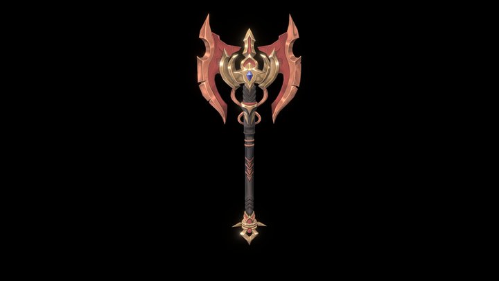 Double Axe - Machado Duplo 3D Model