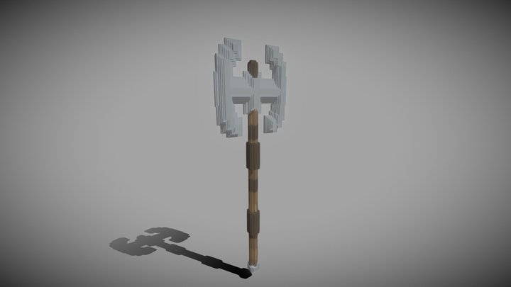 Battle Axe 3D Model