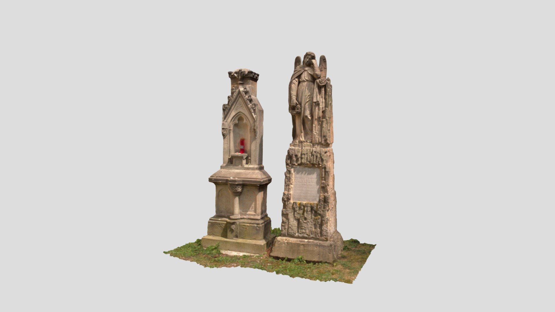 Gravestones (cuted) — Sketchfab embed 3D viewer