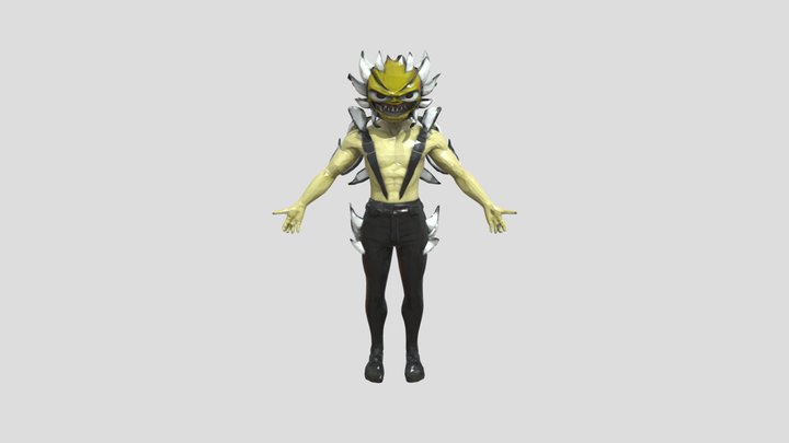 Spiky_Suit_Monster_0505092732_texture_fbx 3D Model