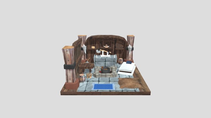 Rustic Room 3D Model