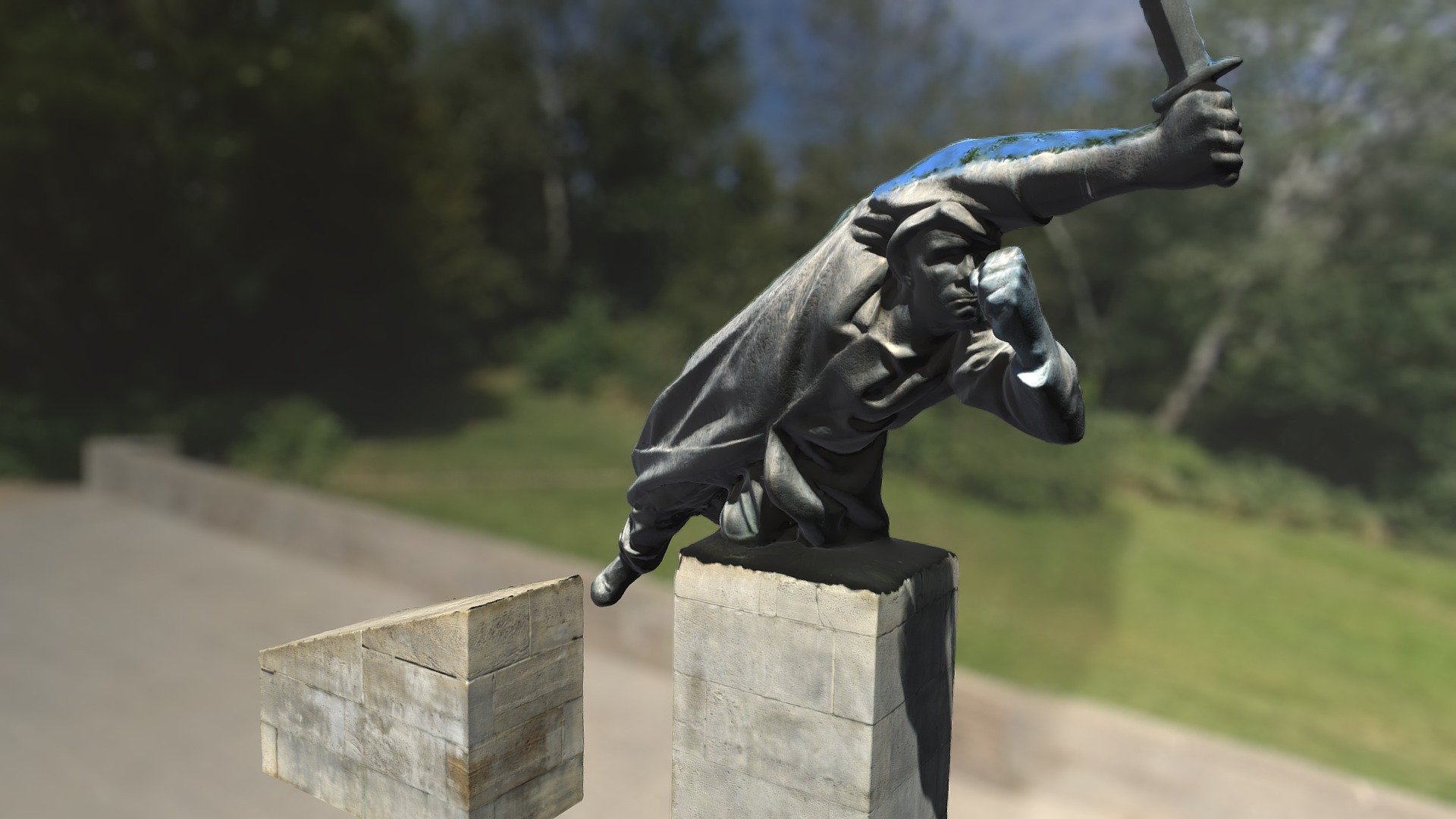 Spanienkämpferdenkmal — Sketchfab embed 3D viewer