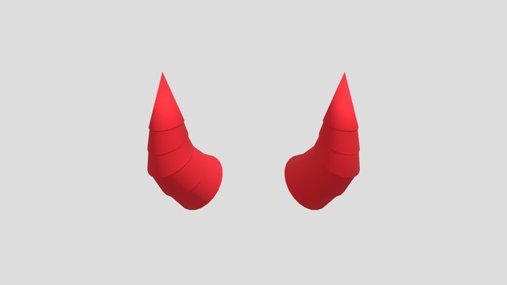 Devil Horns 3D Model