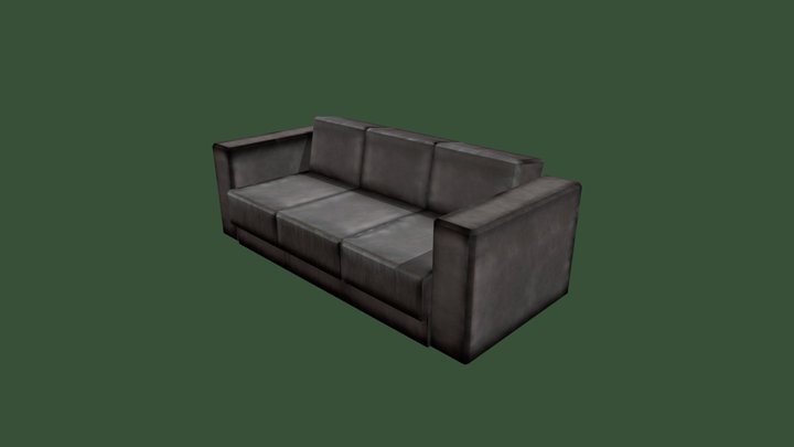 PS2 Sofa 3D Model