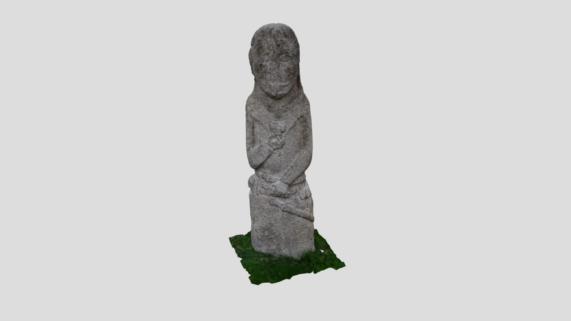 Stone statue (Izvaianie_10) 3D model by Margulan Institute of
