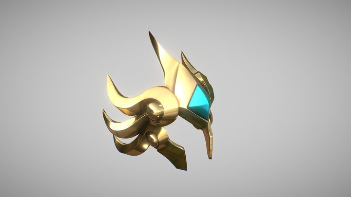 Aiolia -  Soul of gold , Helmet Armor 3D Model