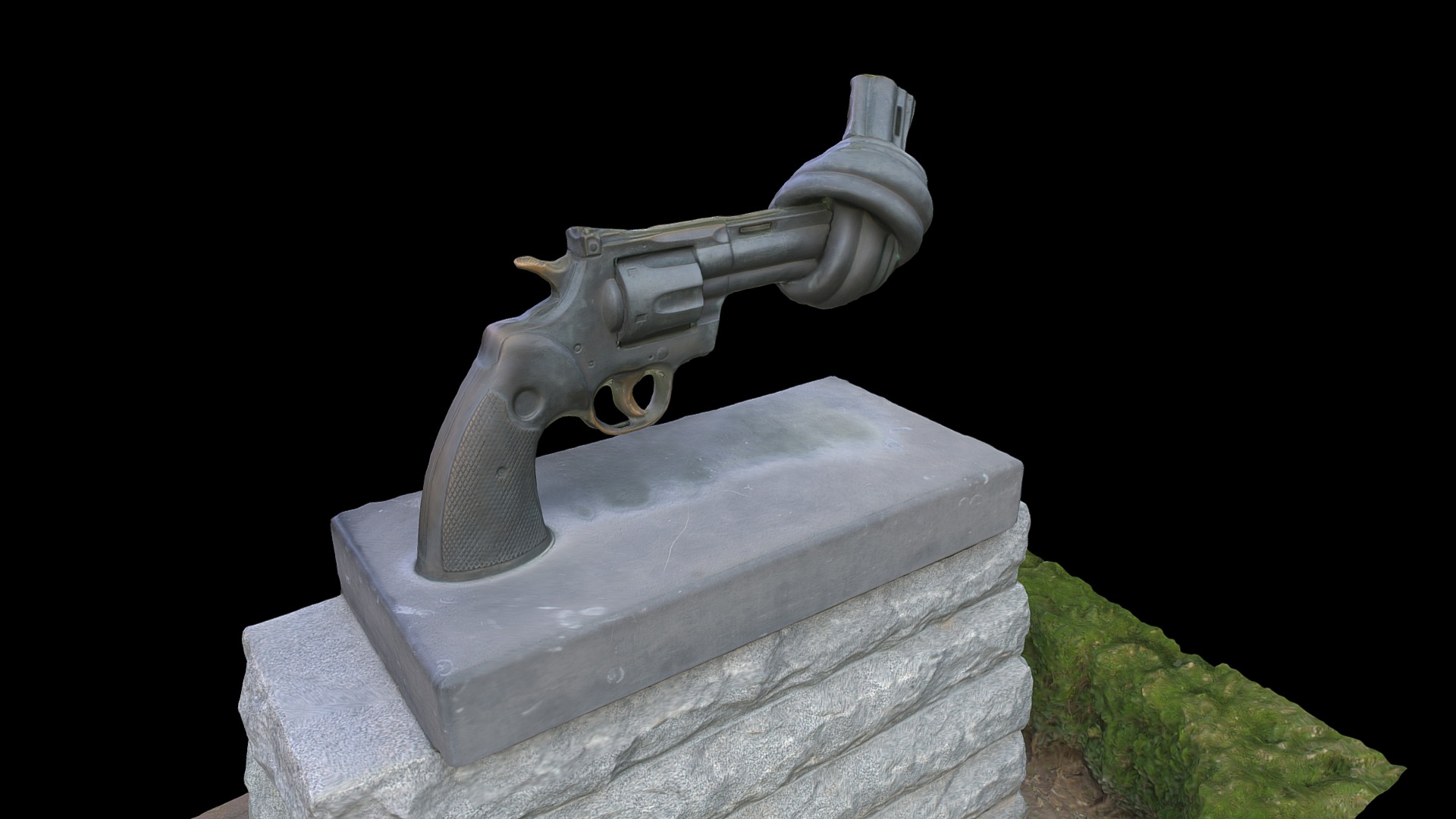 3D model 2018-09 – Beijing 42 - This is a 3D model of the 2018-09 - Beijing 42. The 3D model is about a statue of a person holding a gun.