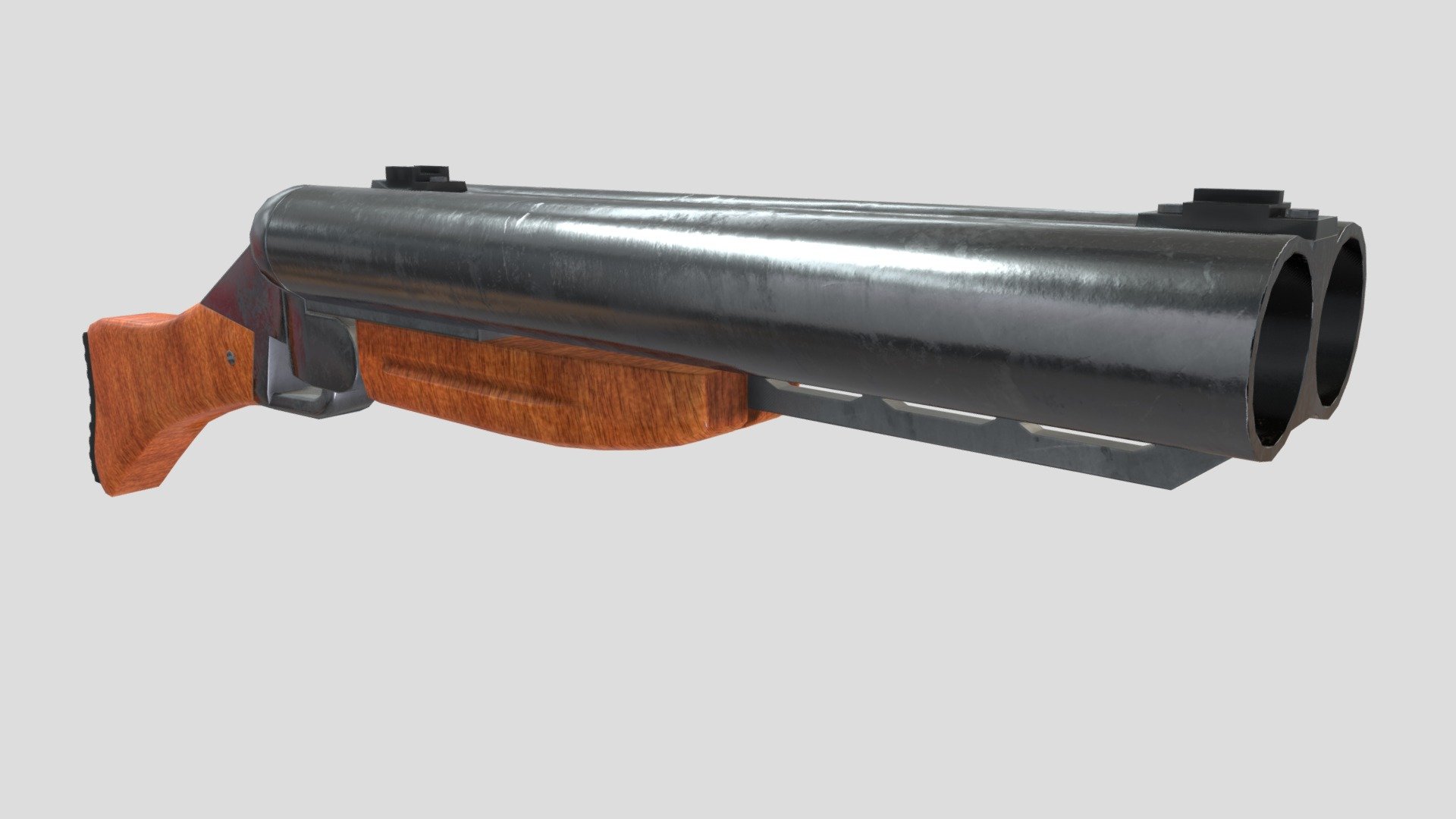 Shotgun short-barrel - 3D model by berd.workmail [a9b8a1d] - Sketchfab