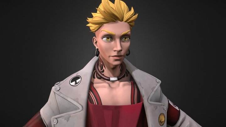 Enjin - Gachiakuta Fan art 3D Model