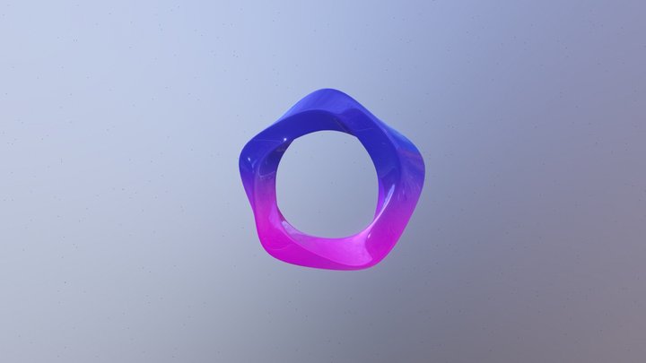 Ajency Web Studio Logo 3D Model