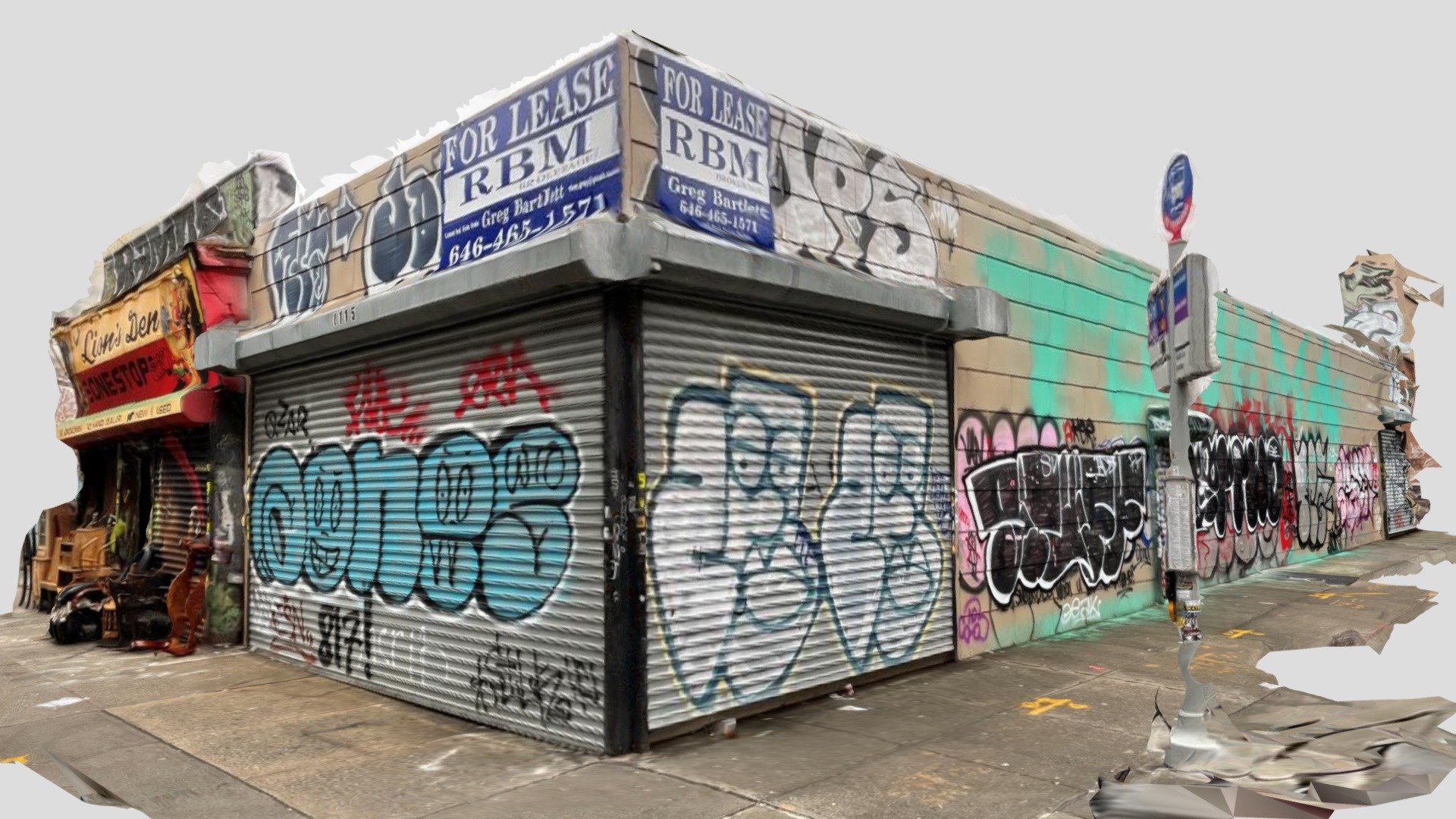 A-Ones + ZB NYC Graffiti - Brooklyn NYC 2023 - Download Free 3D model ...