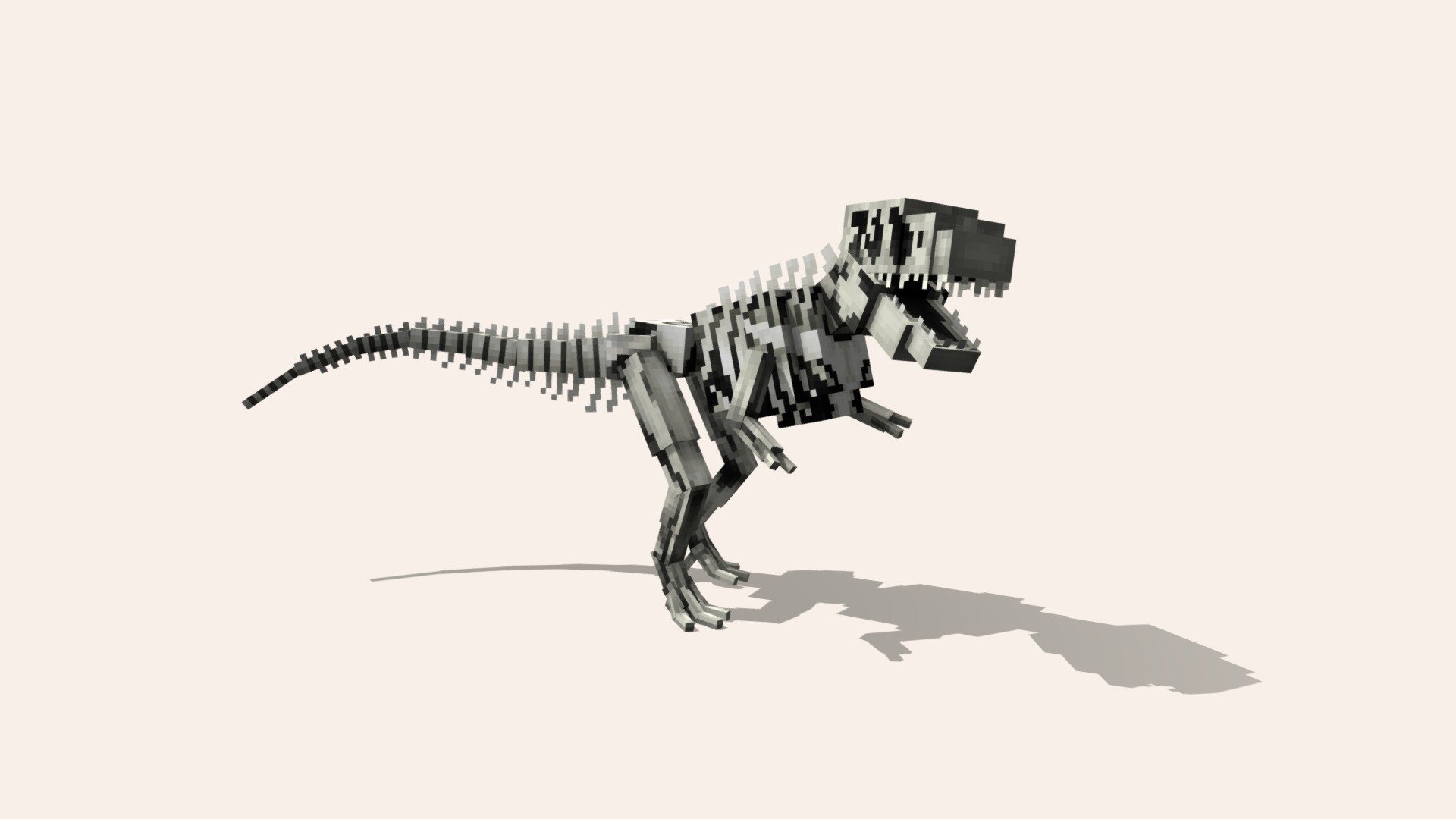 t rex skeleton model