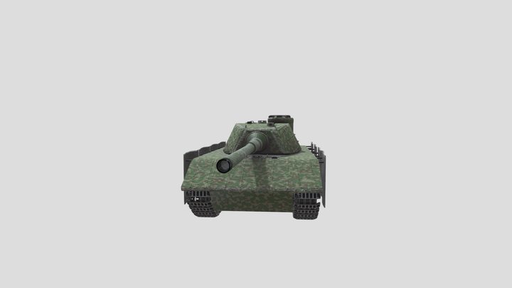 post 1945 Wermacht tank 3D Model