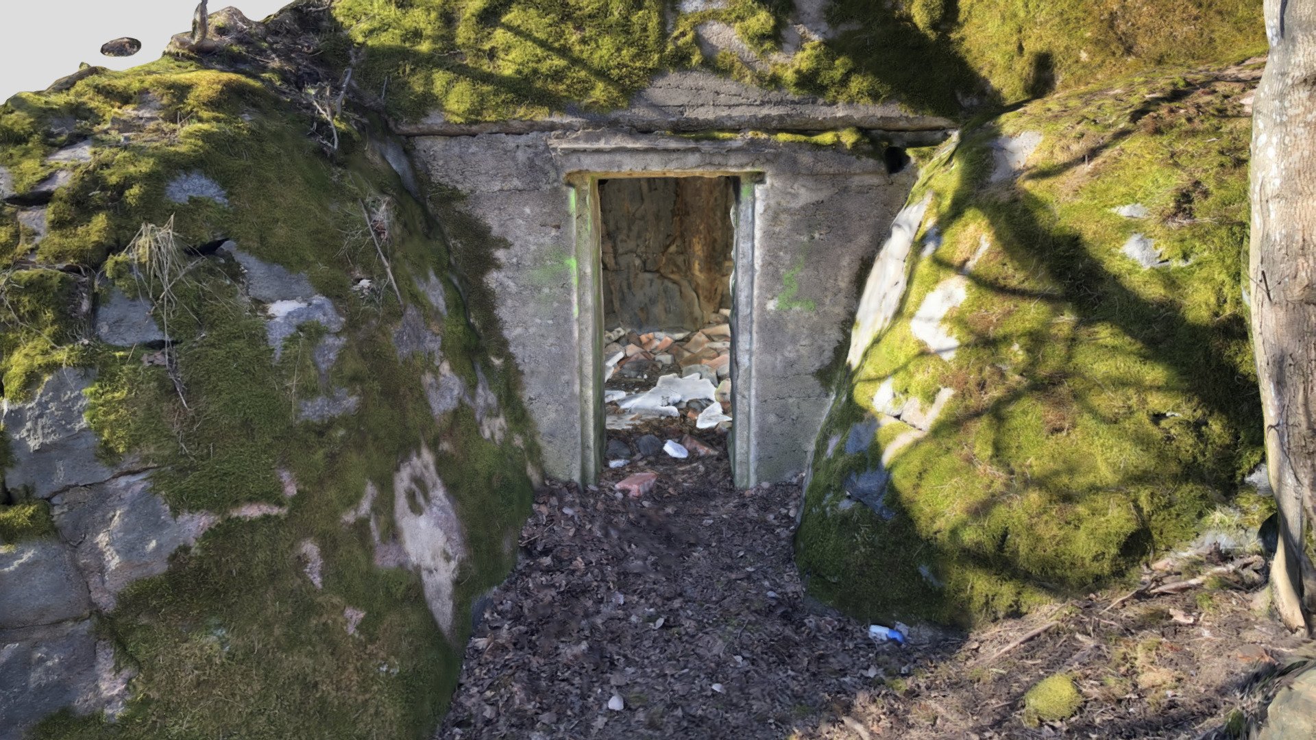 WW1 shelter, Vallikallio, Espoo, Finland