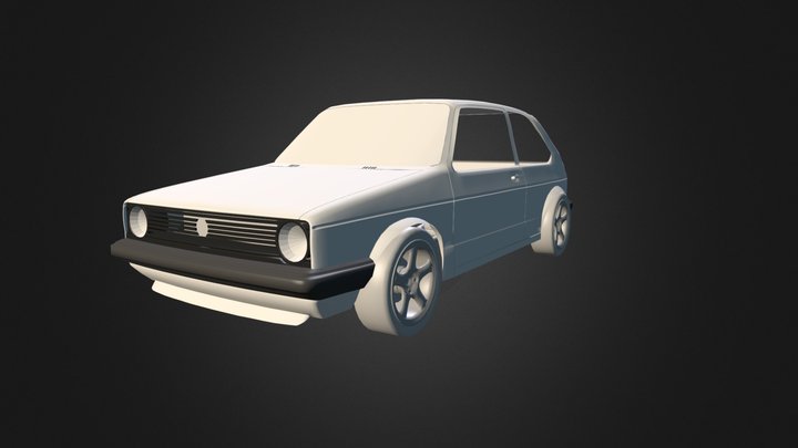 Golf MK1 3D Model
