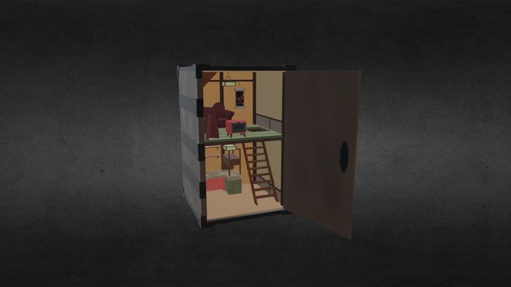 NEZUKO BOX HOUSE 3D Model