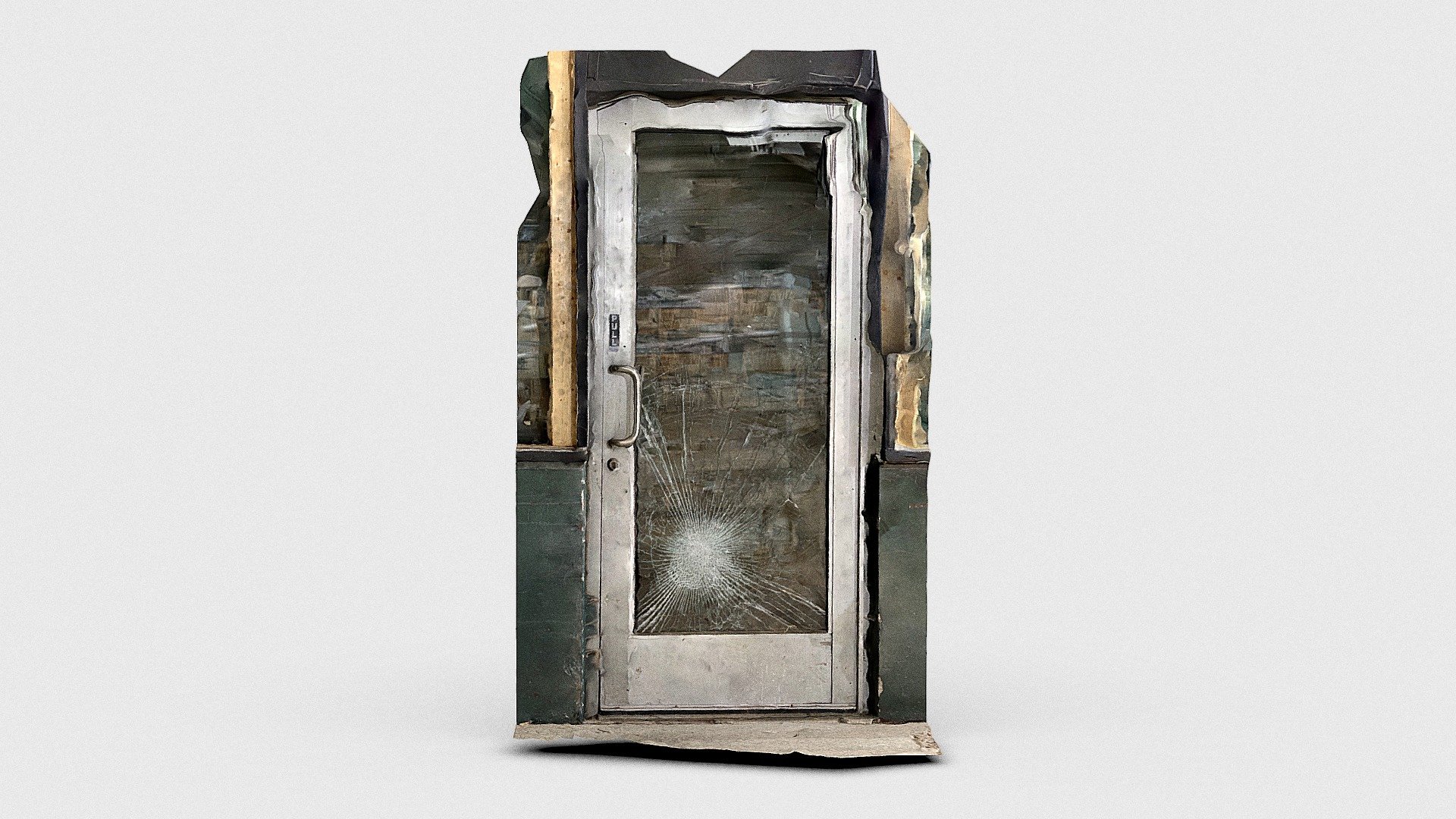 Spidered Glass Door