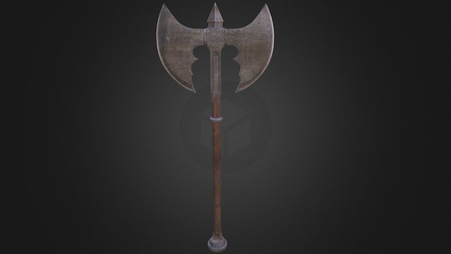 Battle Axe 3D Model