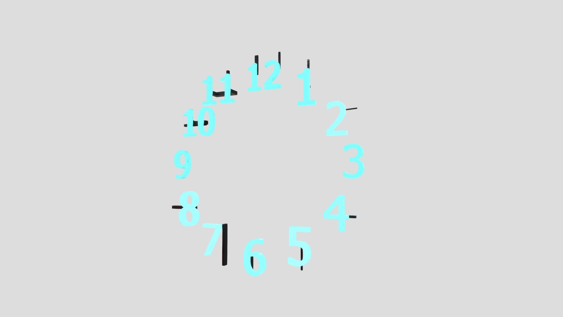Clock Numbers