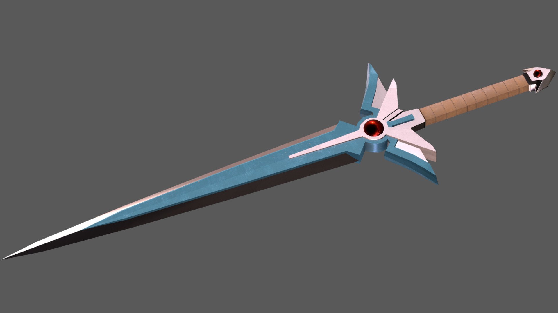 ArtStation - Low Poly Dailies - Diamond Sword