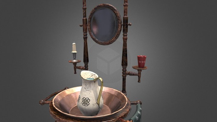 Wash Stand 3D Model