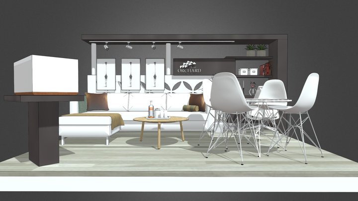 Property Exhibitions Booth 3D Model