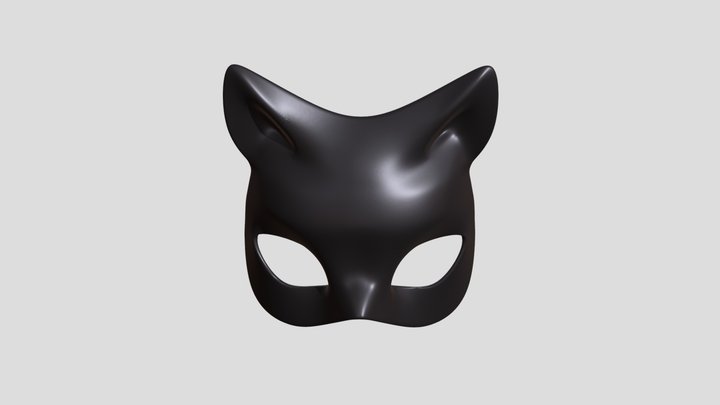 Catwoman Mask 3D Model