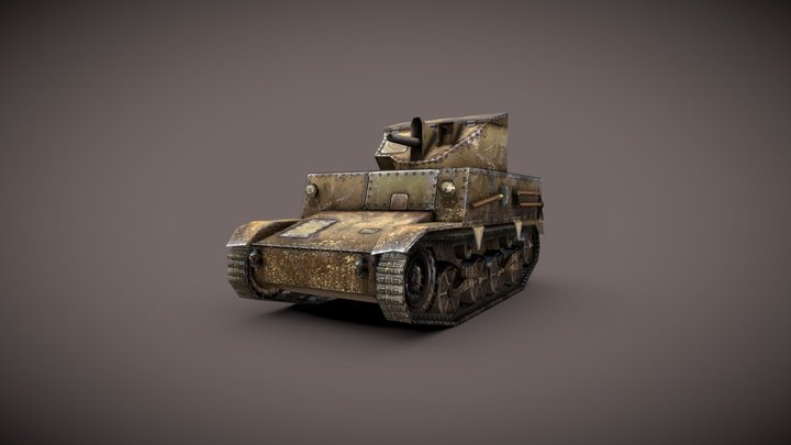 T.13 Tank Hunter 3D Model