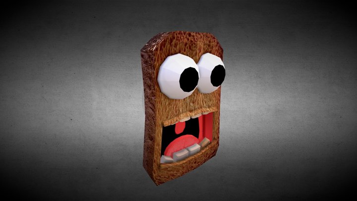 Twisted toast 3D Model