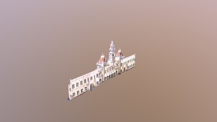 Saigon City Hall 3D Model