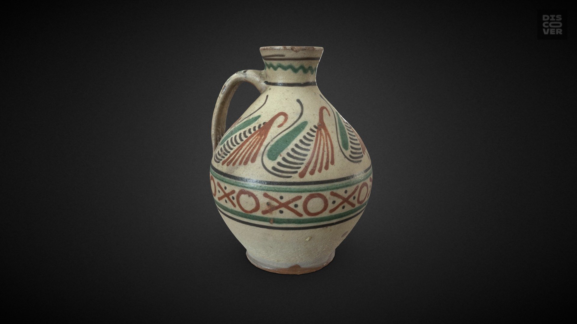 Глечик - 3D model by eMuseum [a9c4934] - Sketchfab