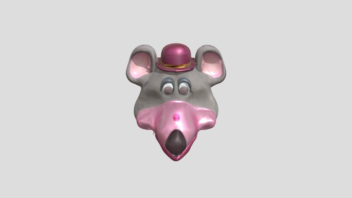 chuck e cheese mascot 3D Model