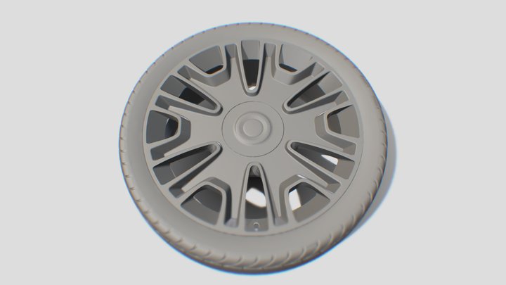 Bentley Continental GT Flying Spur 19'' rim 3D Model