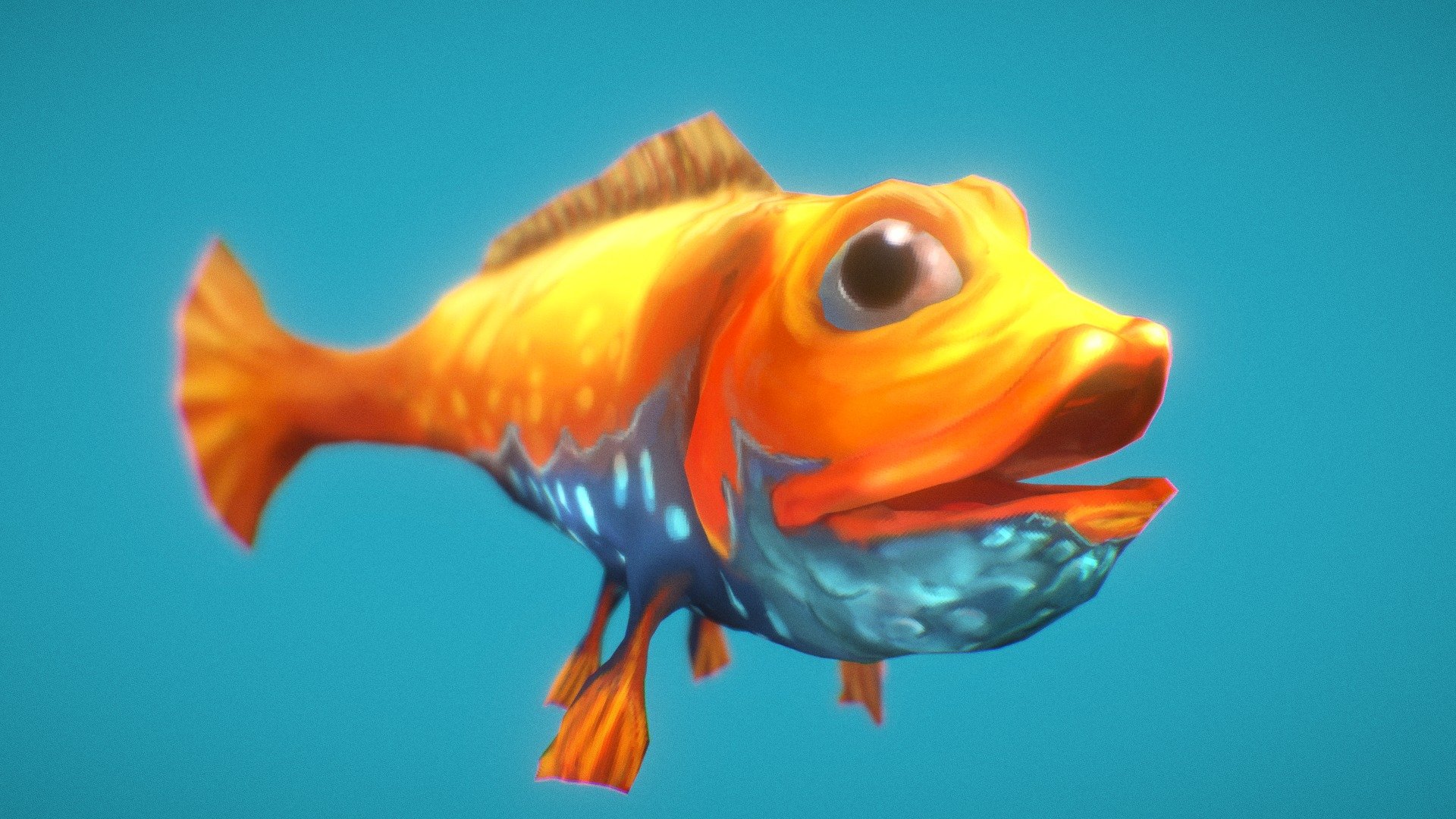 Handpainted Goldfish