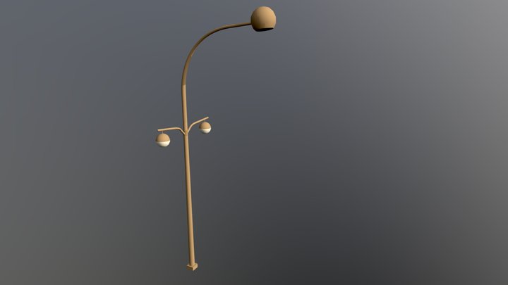 Streetlight- Old Style 3D Model